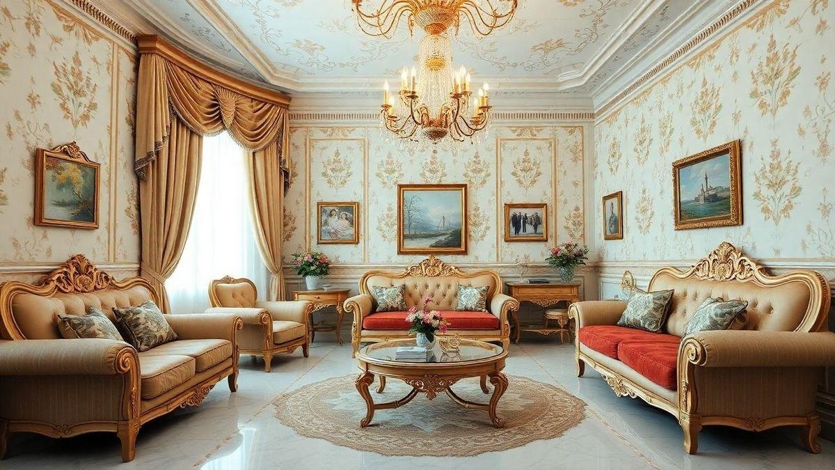 Decoração Rococó em Ambientes Internos