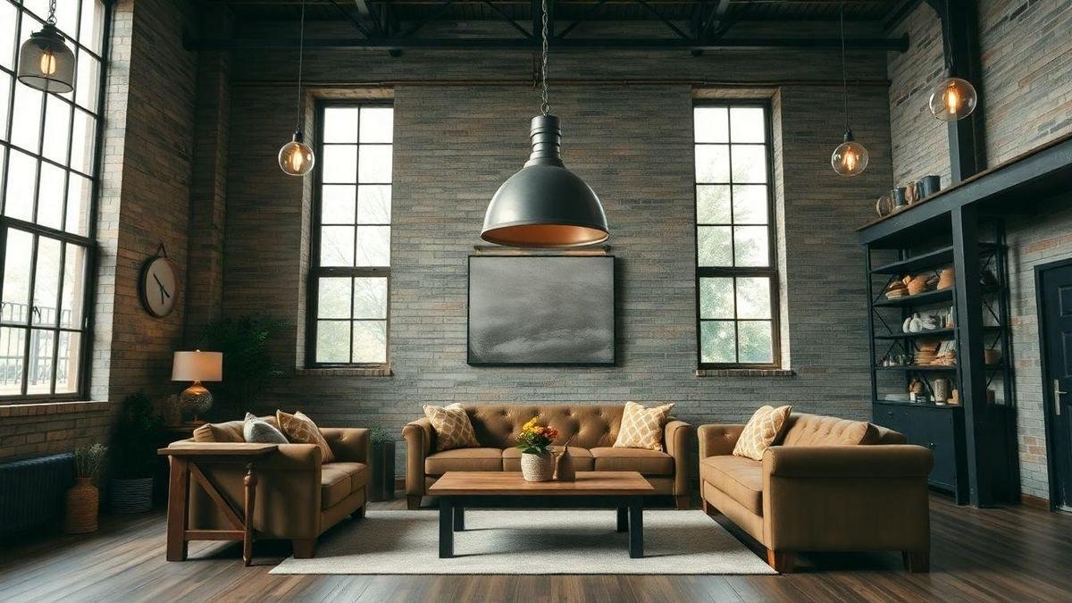 O Papel da Iluminação no Estilo Industrial